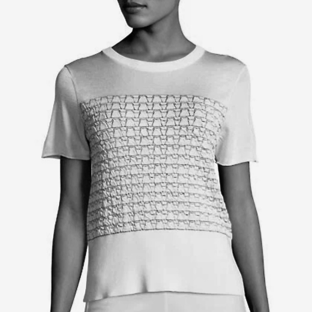 Gorgeous Rag and Bone Gwen Black and White Knit Top, Med. Pristine!
